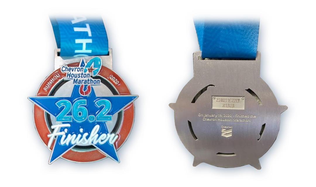 Medals  Houston Marathon Edition